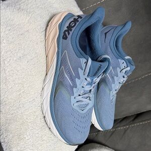 Hoka Men's Athletic Shoes in Blue and White